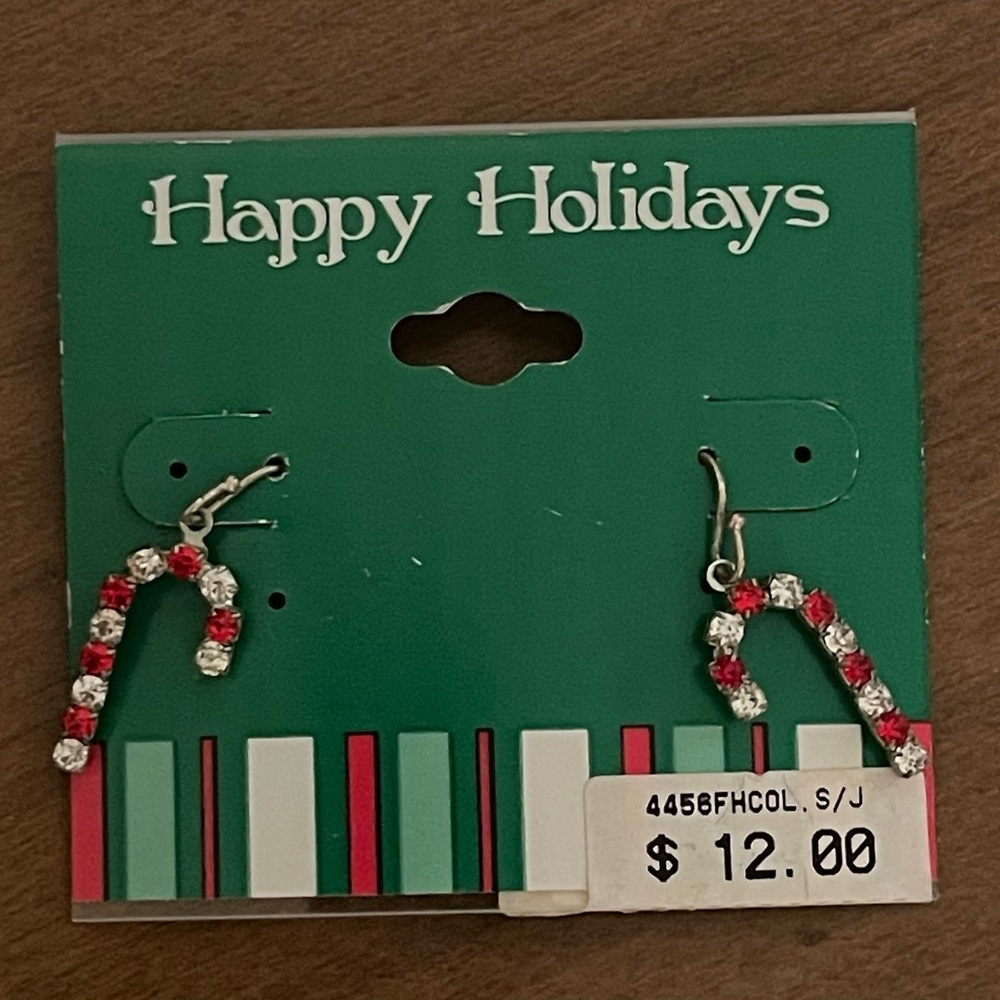 Festive Candy Cane Earrings